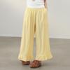 LUSON Girls' Summer Loose Straight-Leg Pants