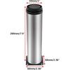 4 Pack Adjustable Furniture Legs Round 2" Dia Thickened Stainless Steel Sofa Shelves Table Kitchen Adjustable Feet 8" Height