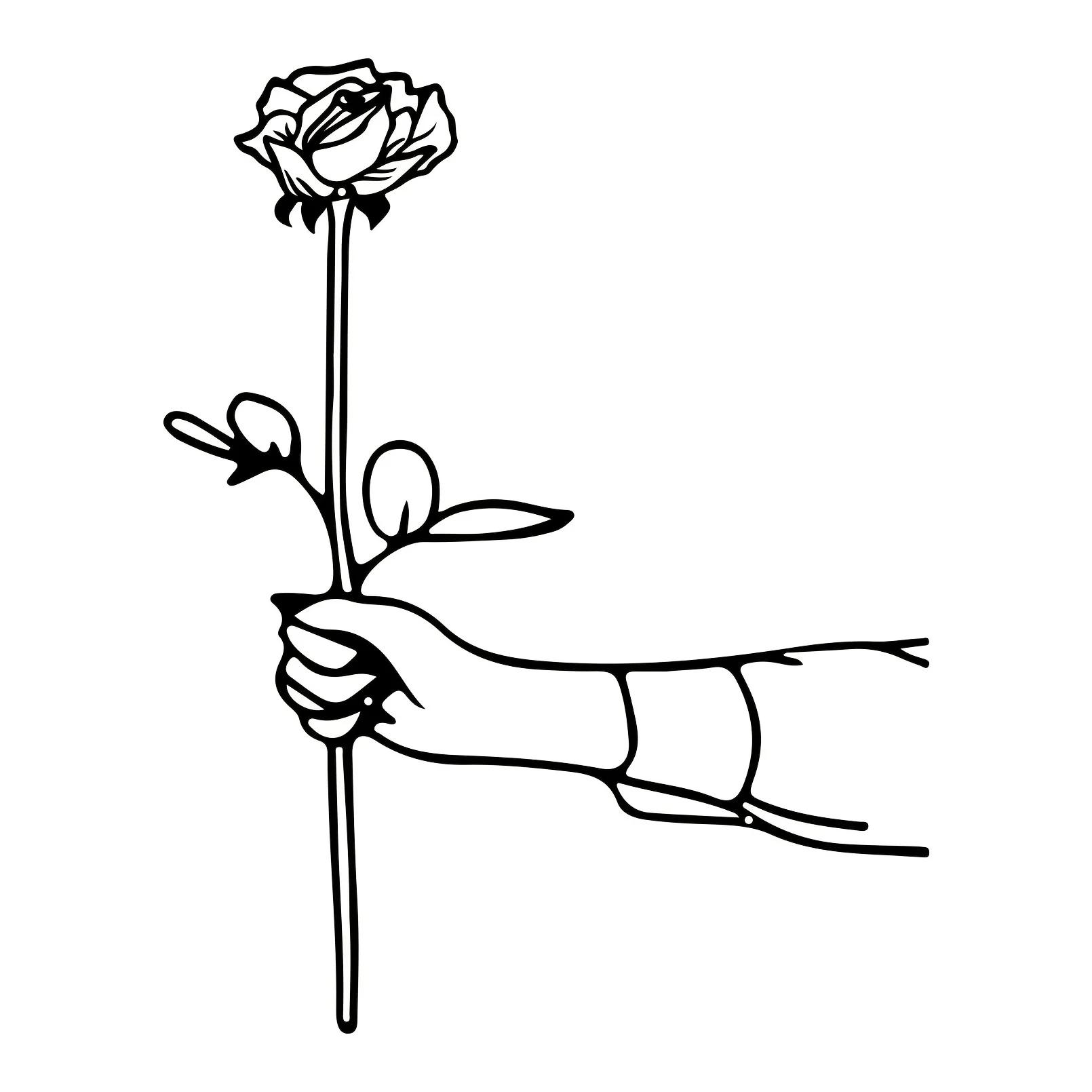 

Металлический ручной розовый черный настенный декор - Минималистичная подвеска с линейным рисунком | Креативная причудливая художественная скульптура для кухни и ванной светло-серый