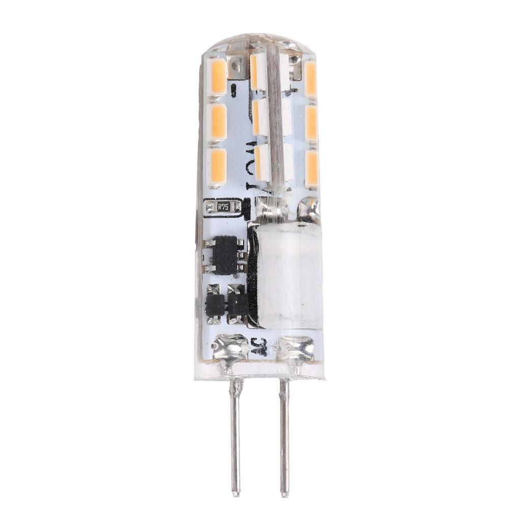 G4 24LED Light Bulb 2W 200LM Bi Pin Light Non Dimmable for Chandelier AC DC 12V(Warm White 2700K 3100K )