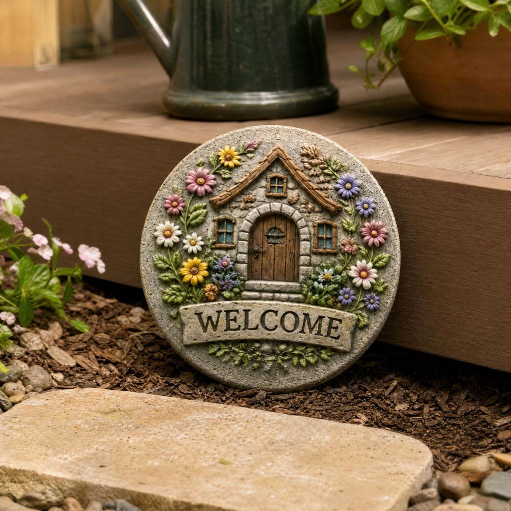 Reusable Stepping for DIY Concrete Paver Garden Walkway Patio Yard Decoration