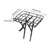 Bicycle Front Rack Lightweight Bracket Luggage Holder Large Front Bicycle Basket for Biking Cycling Touring Delivery Travel