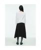 Anggae Square Skirt Black