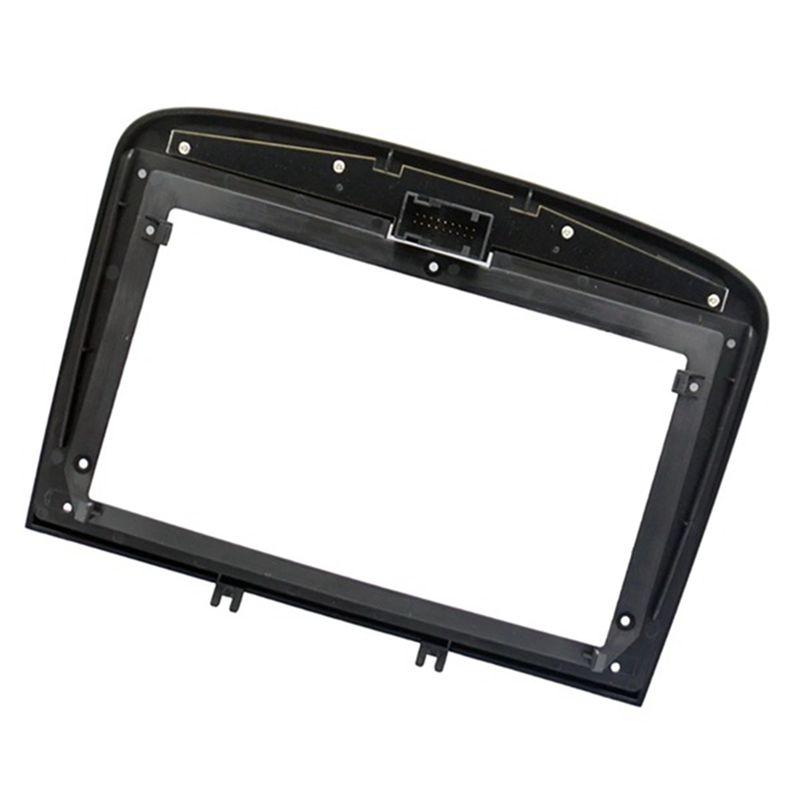 Portable 9 Inch 2Din Car Fascia For 408 308 08-16 Stereo Fascias Panel Dash Mount Installation DVD Frame Kit In-Dash