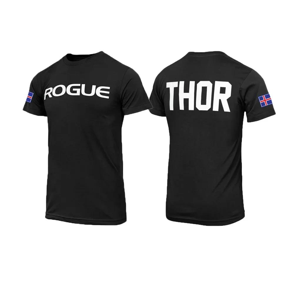 

Summer New Rogue Short Sleeve Cotton T-shirt Men Women Hot Sale Tide Brand American High Street Sportswear Casual Loose T-shirt S