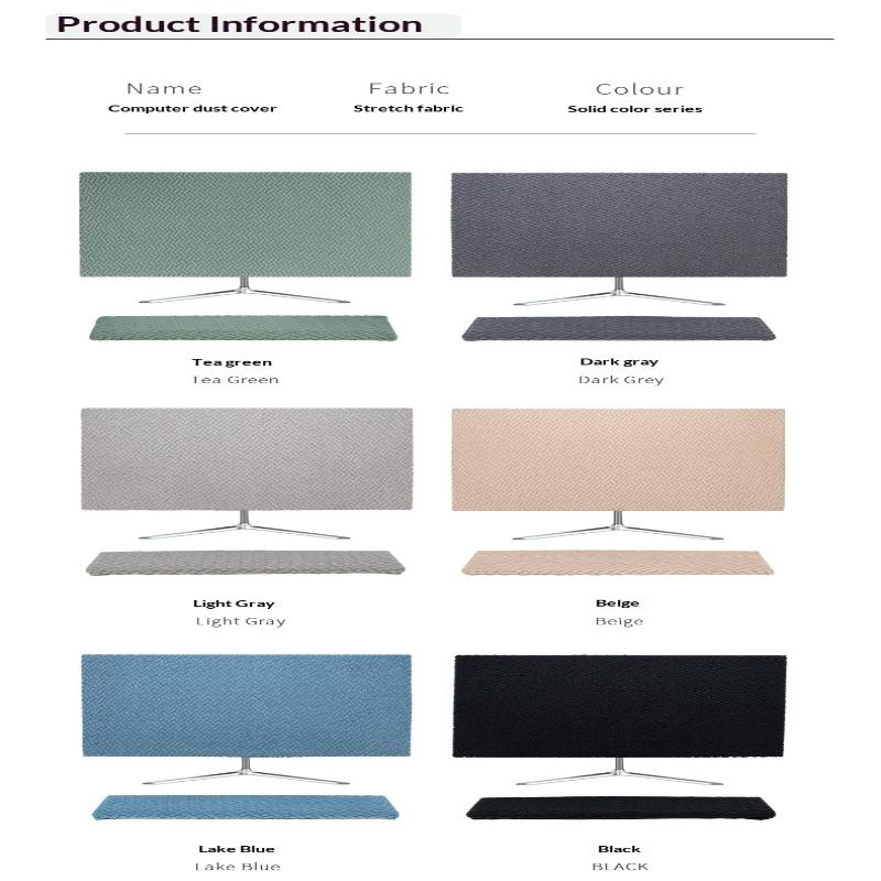 Elastic Dust Cover for 27-30 Inch Monitors Perfect for Home Office Protection