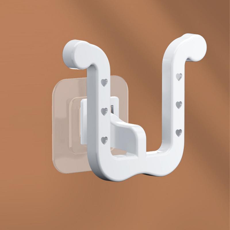 RYRASlippers Hanger Hooks For Bathroom Toilet Shoes Rack Wall Mounted Slippers Organizers Small Object Storage Product