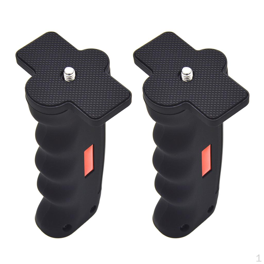 Set of 2 Camera Grip Handle Stabilizer with 1/4" Screw for SLR Smartphone