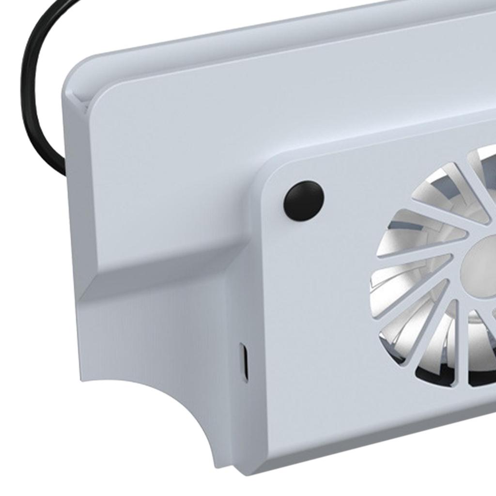 Cooling Fan with Card Slot Docking Station Accessories Upgrade Parts Cooler White