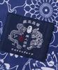 Beipeu Japanese Indigo Art Camo Open Collar Ss Shirt (M) Indigo