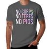 No Corps No TERFS No Pigs T-Shirt Oversized Sports Fans Big and Tall T Shirts for Men