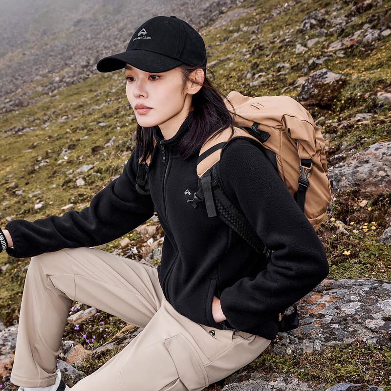 Women's 400g Thickened Stand-Up Collar Fleece Jacket