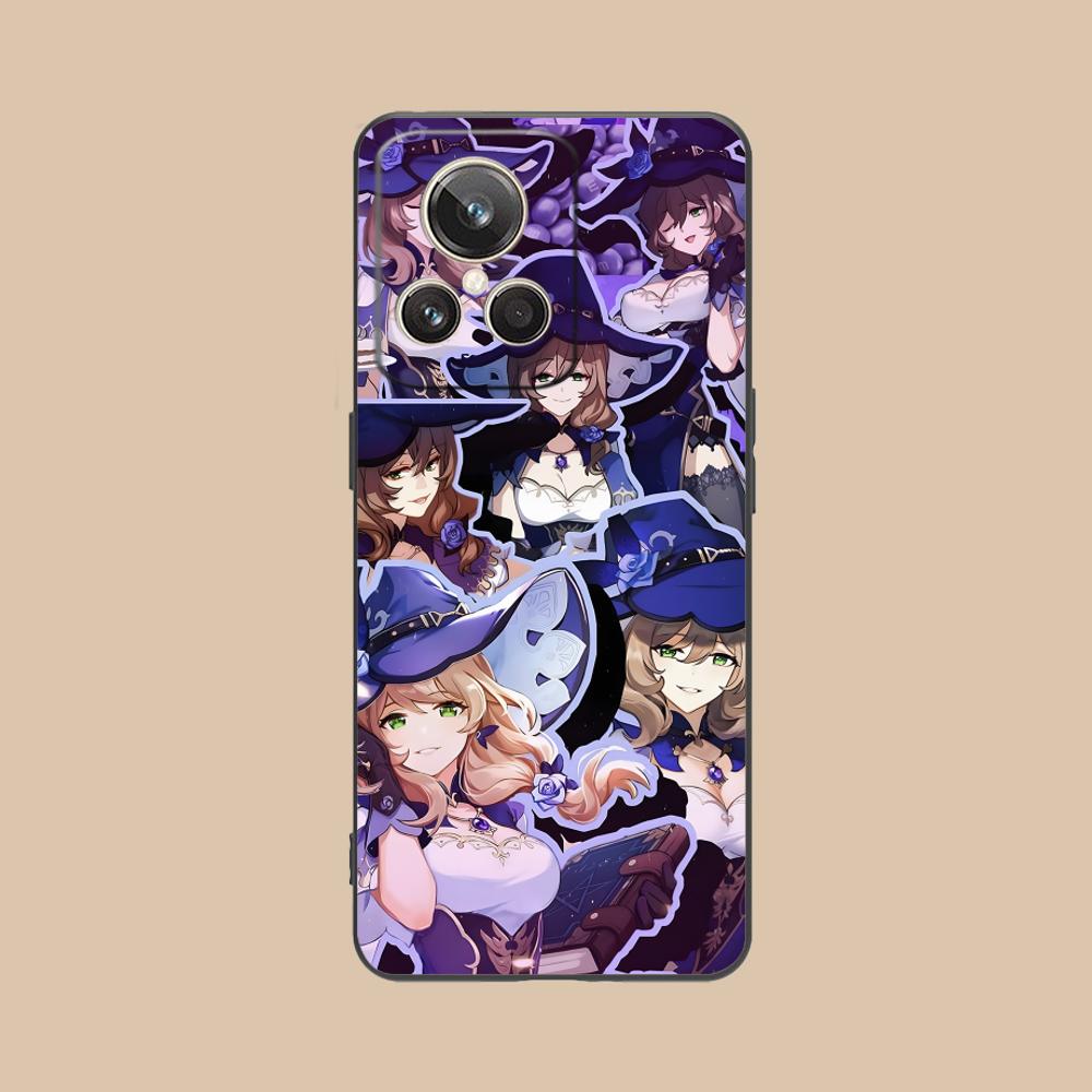 Game GI Lisa Mobile Phone Case for Realme GT 8 Neo Pro C75 73 71 C67 65 C55 53 C35 31 C20 15 Colorful Printing Cover Pretty