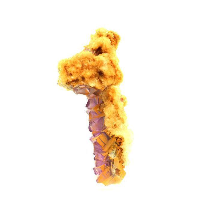 Pierres et Minéraux. Fluorite Stalactite. 540.0 ct. Weishan Mine, Shandong, Chine.