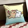 Cute LLine PPuppy Cushion Cover Reversible Soft Durable Pillow Cover Home  Car MultiScene Use for Daily Comfort