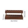 15 Slot Wooden Organizer for Pens and Cellphones In Living Room