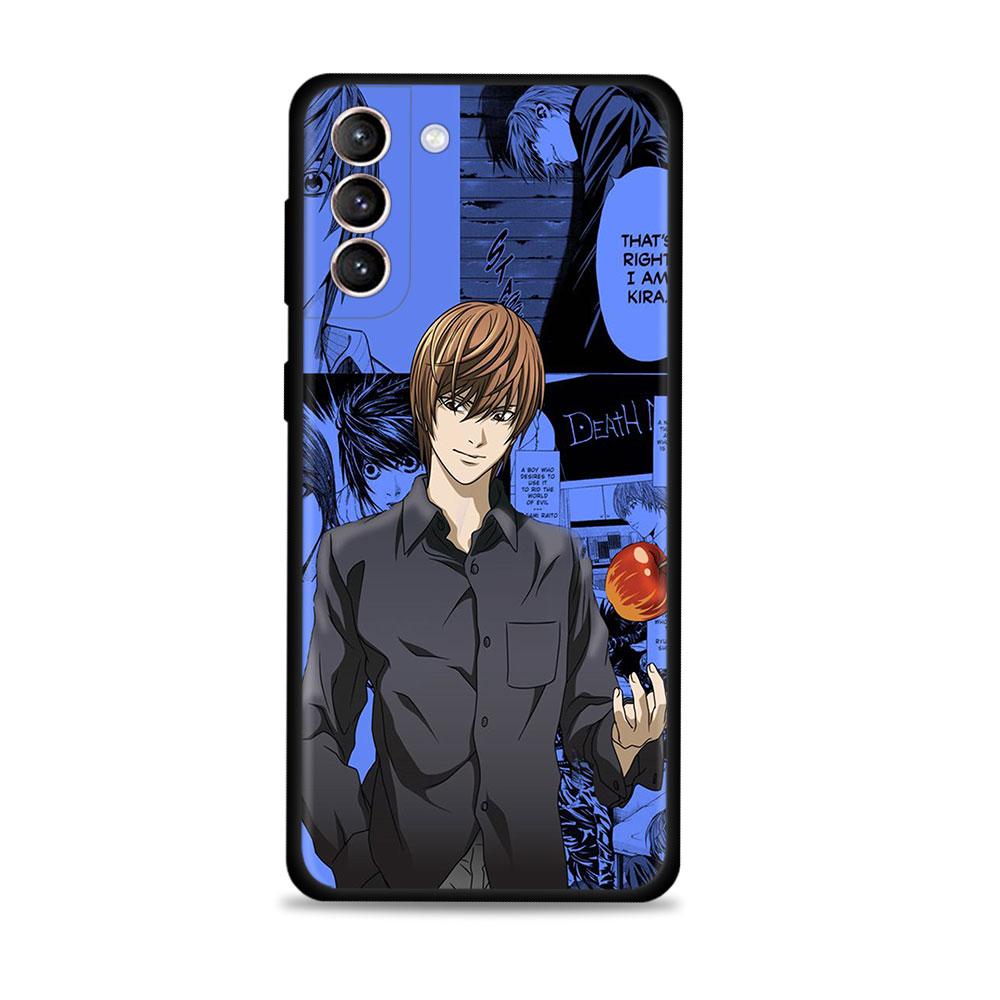 

для samsung s21 чехол Galaxy s20 fe s21 ultra s20 s22 s10 s8 s9 plus s22ultra Note 20ultra 10plus Чехлы Gods of DeathNote Coque Samsung S22 Plus