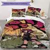 Shaman King Anime Pattern Bedding Uilt Set Uilt Cover Pillowcase Home Decoration Birthday Gift (1 * Duvet Cover + 2 * Pillowcase Without Core)154