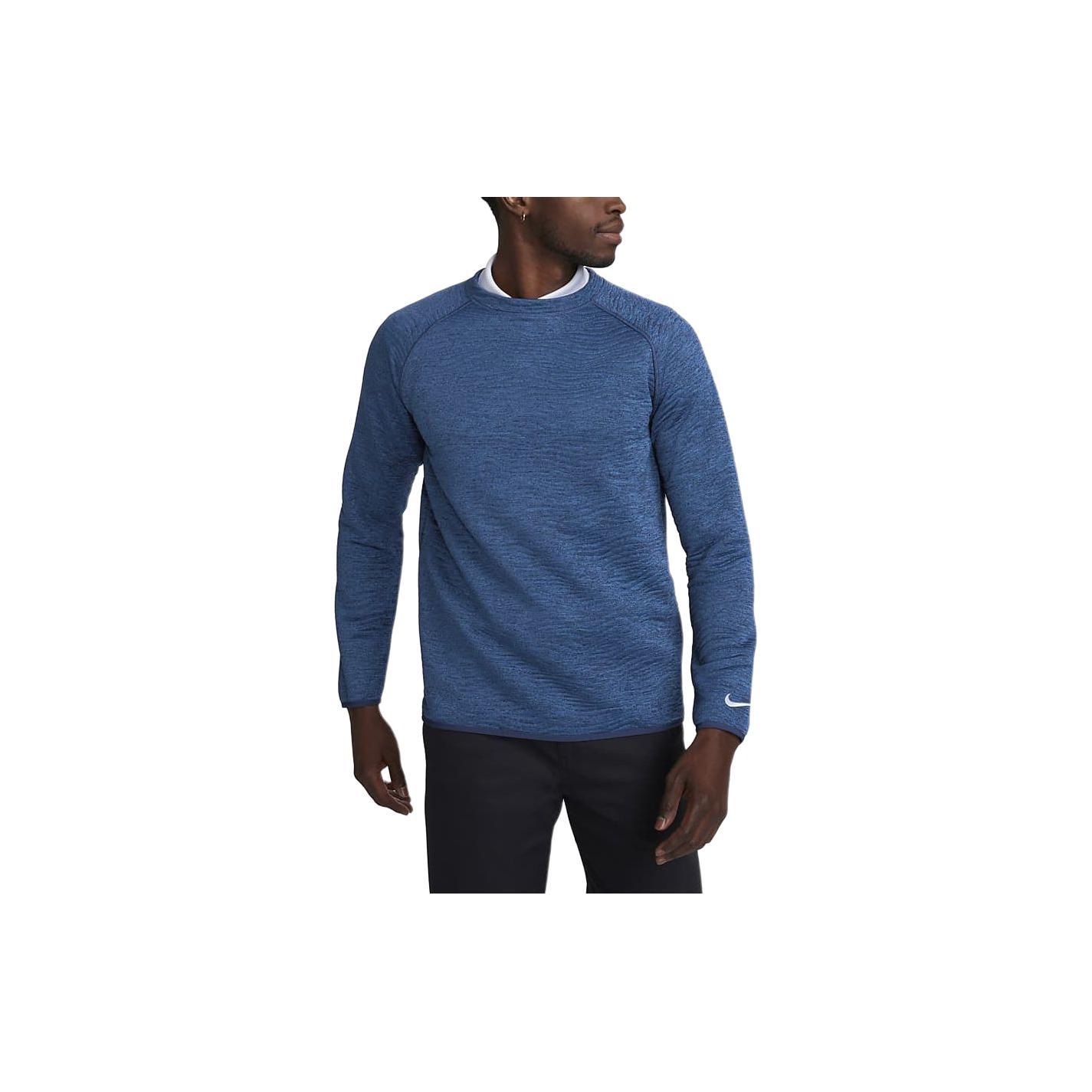 

New Nike Dri Fit Golf Crew Sweatshirt Men s Blue FD5835-410 XL