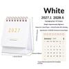 2027 Mini Morandi Color Desk Calendar Compact Size Memo Planner for Home Office Desktop Decoration Daily Reminder