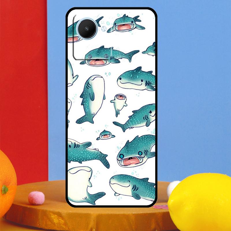 Whale Sharks For Realme 15 Pro 10 11 12 13 14 Pro Plus GT6 GT7 C61 C67 C63 C71 C55 C51 C65 C53 C75 Case