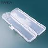 Portable Makeup Brush Storage Box  Eyebrow Pencil Tableware Chopsticks Transparent With Cover Organizer Case Beauty Tool