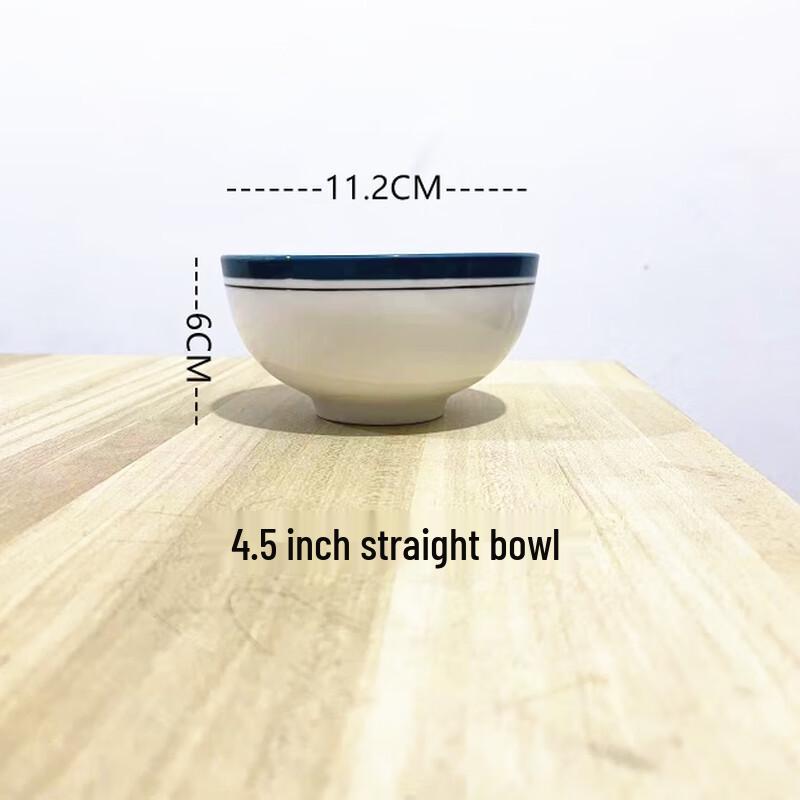 Anti-Scald Chinese Ceramic Noodle Bowl