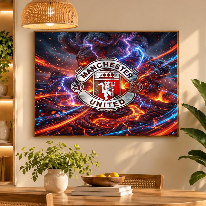 5D Diamond Painting Manchester United DIY Full Drill Diamond Art Kit Home Decoration