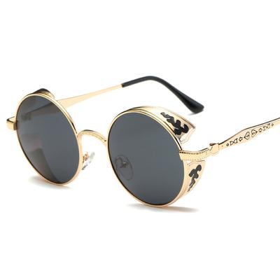 Round Lady Polarized Sunglasses Big Frame Repair Face Bright Sunglasses Female