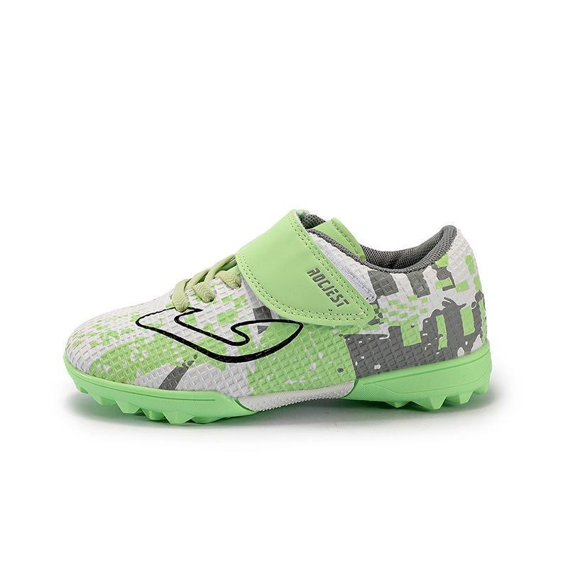 

Детские нескользящие футбольные бутсы на липучке для мальчиков и девочек - LLD005 32 зелёный