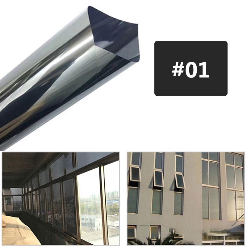 40x200cm Mirror Window Privacy Film Sun Blocking Glass Window Film Heat Insulation Film UV Reflective Sun Shade Glass Sticker