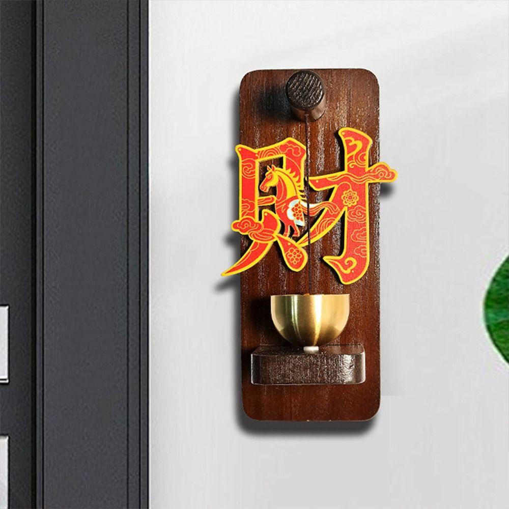 Creative Spring Festival Fridge Magnet Good Luck Entrance Door Bells Magnetic Doorbell  Bedroom