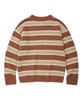 LMR Hairy Stripe Pullover Knit Red
