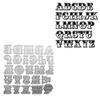 Alphabet Metal Cutting Dies Handmade Crafts DIY Scrapbooking Embossing Supplies for Children Kids Girls Boys