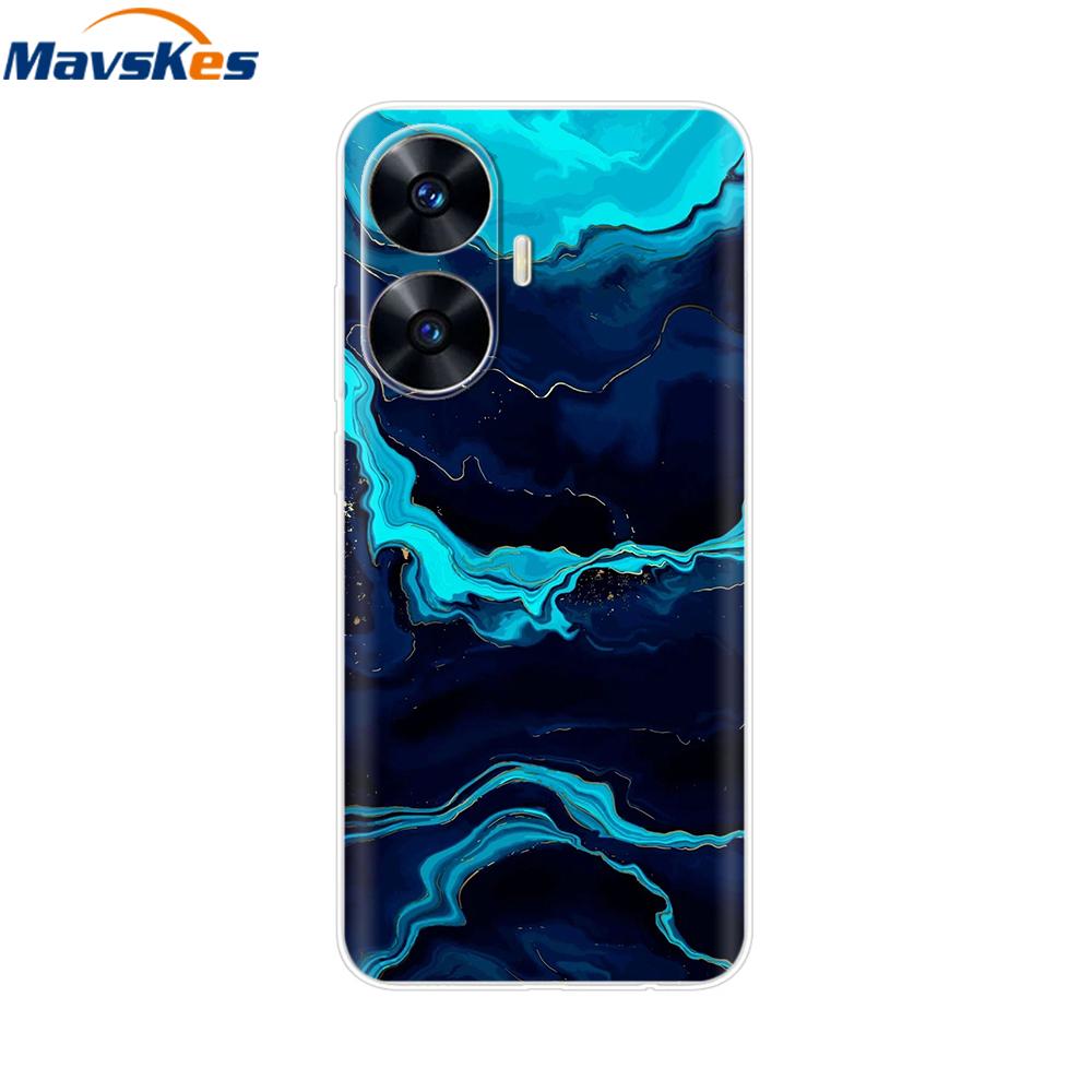 For Realme C55 4G Case C 55 Transparent TPU Soft Silicone Cover For OPPO Realme C55 RealmeC55 6.72 Inch Back Cases Phone Bumper