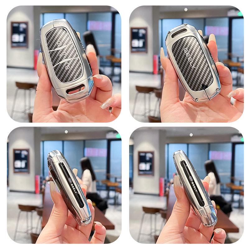 Key Fob Covers for Geely Models: GL, Emgrand, Xingyue, Boyue, Xingrui, Binyue, Binrui, Borui, Galaxy, L7x6.