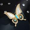 Fashion Light Animal Butterfly Brooches for Women Clothing Coat Accessories Party Gifts