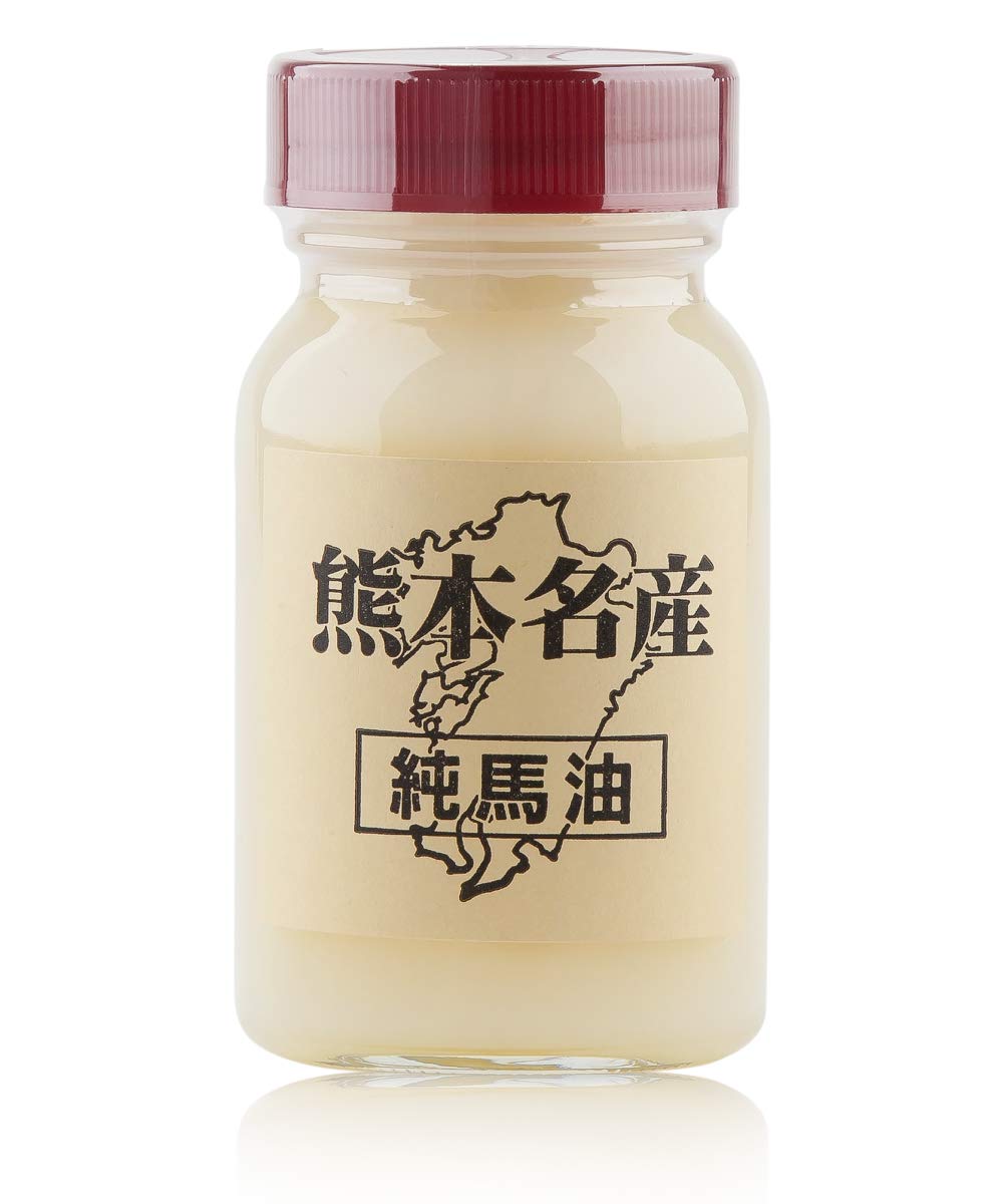 

Hitoyoshi Agricultural Products Pure Horse Oil Cream, Additive-Free, Colorant-Free (70g), in a Gift Box