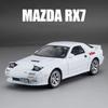 1/32 Scale Mazda RX7 FC INITIAL D Alloy Car Model Diecasts Metal Toy Vehicle Sound and Light Car Toys for Boy Children Gift