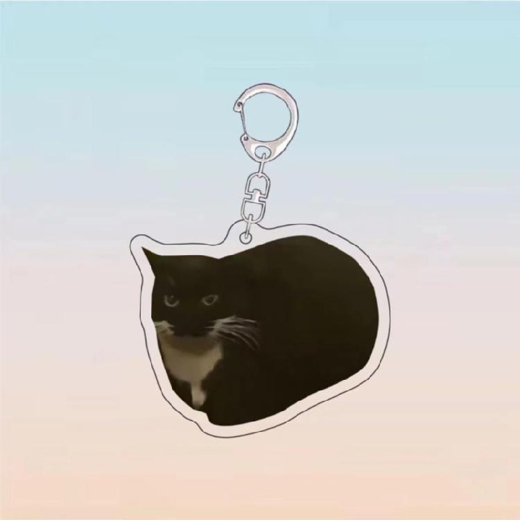 Practical Lovely Animal Banana Cats Keychain Small Pendant Versatile Daily Accessories for Home and Office Decoration