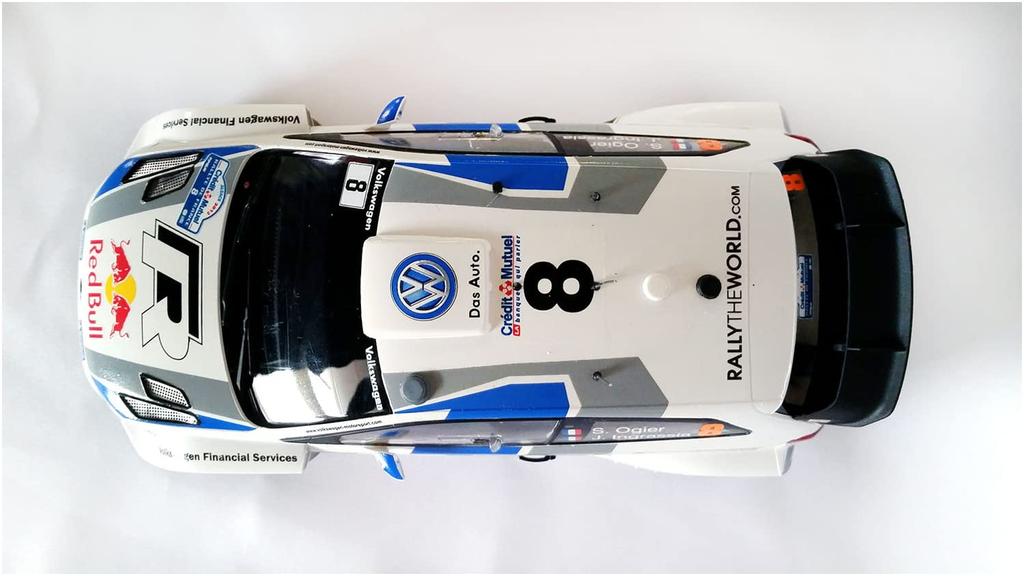 Platz Belkits Volkswagen Polo R WRC 2013 Rally De Winner WRC Champion Plastic Model BEL005 1/24 France-Alsace