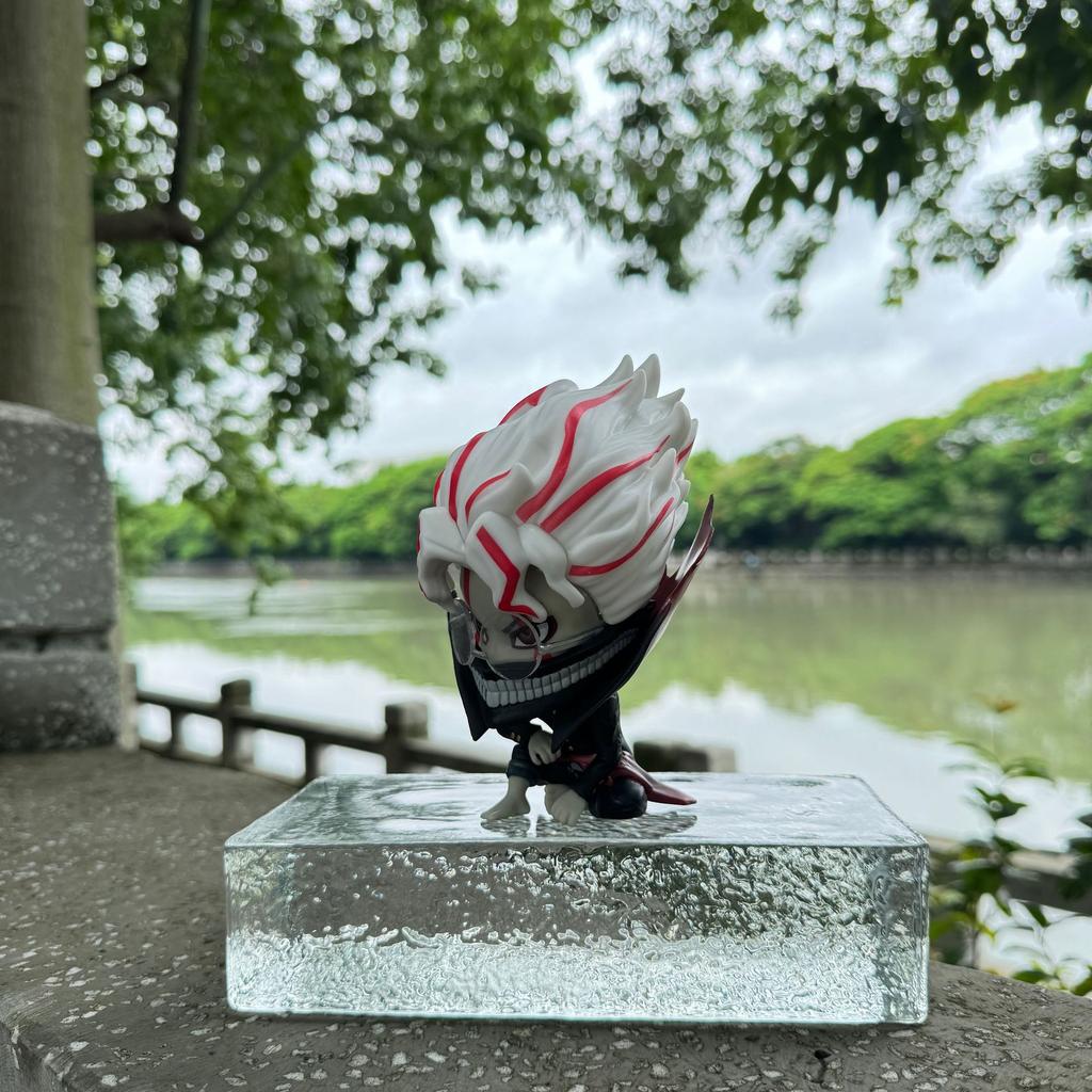 14CM Anime Dandadan Takakura Ken Figure Transformed Form Kneeling Scene Model Toy Doll Set Gift Aciton Figure PVC