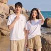 FivePlus Couple's Pure Cotton Casual T-Shirt