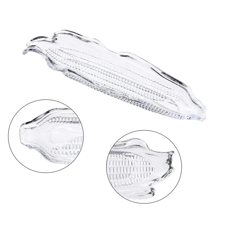 

1 шт. Прозрачный пластиковый поднос для кукурузы, Подставка для кукурузы, Поднос для хранения кукурузы, Инструмент для подноса для барбекю