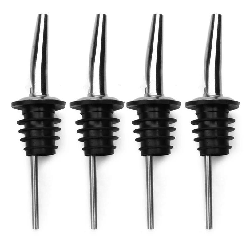 1-5Pcs Stainless Steel Wine Pourer Dispenser Nozzle Wine Corks Kitchen Supplies Bar Supplies Wine Pourer Stopper