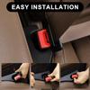 2 Pack Car Seat Gap Filler Car Seat Gap Interior Universal Fit PU Leather Car Seat Gap Plug For Filling Gaps Between Seats And Consoles Stop Things