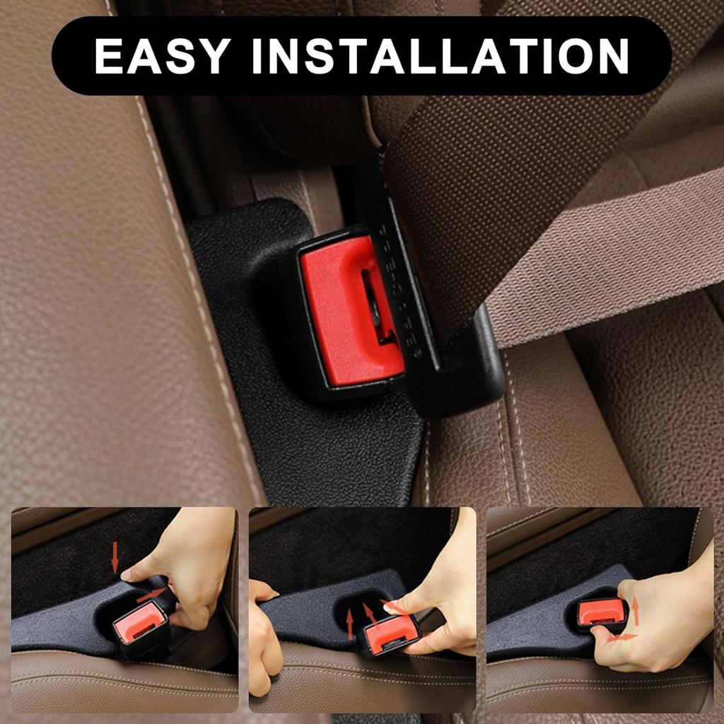 2 Pack Car Seat Gap Filler Car Seat Gap Interior Universal Fit PU Leather Car Seat Gap Plug For Filling Gaps Between Seats And Consoles Stop Things