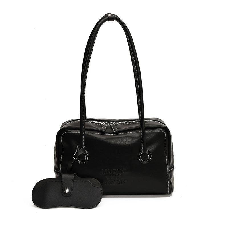 Ielgy Retro Texture Female Bag Korean Style Large Capacity Tote Bag All-Match Commuter Shoulder Bag