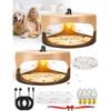 Flea Traps for Inside Your Home,New Bed Bug Trap with Light Refills and Sticky Pads,Electronic Fly Gnat Traps Indoor,Sticky Flea Bombs