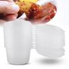 100m l4oz Genomskinliga Plastmuggar Takeaway Sås Kryddlåda Såsmugg